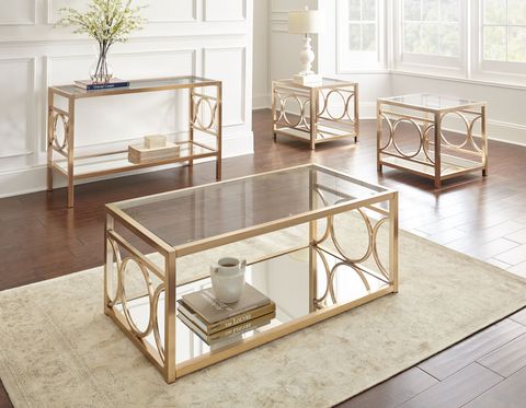 Olympia 3-Piece Set(Cocktail & 2 End Tables) - Steve Silver Company within A Deep Dive into the Denise 3 Piece Cocktail Table Set by Steve Silver